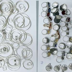 Aproximativ 1.350 grame de bijuterii, descoperite ascunse în bagajele unor pasageri la P.T.F. Giurgiu