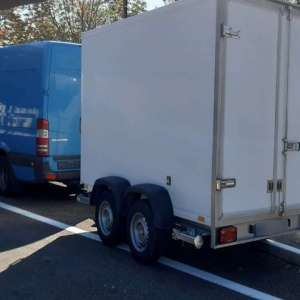 Remorcă neînmatriculată, depistată în trafic