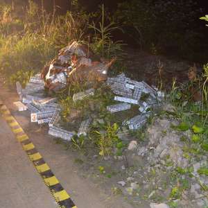 12.500 pachete cu țigări de contrabandă confiscate de polițiștii de frontieră