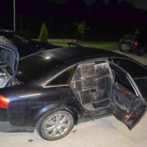 În ultimele 24 de ore, polițiștii de frontieră au confiscat 16.450 pachete țigări