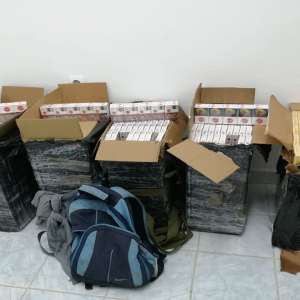 Țigări în valoare de 65.000 lei confiscate la frontiera de nord