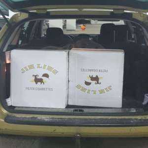 Țigări în valoare de peste 47.000 lei confiscate de polițiștii de frontieră