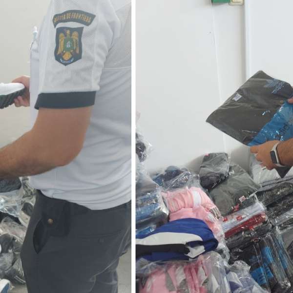 Bunuri în valoare de peste 184.000 de lei, susceptibile a fi contrafăcute, confiscate de polițiștii de frontieră din P.T.F. Giurgiu