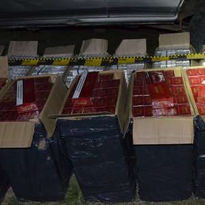 Aproximativ 26.000 pachete țigări, confiscate de polițiștii de frontieră