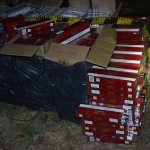 Aproximativ 26.000 pachete țigări, confiscate de polițiștii de frontieră