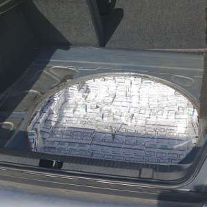 Mașină cu țigări oprită în trafic de polițiștii de frontieră maramureșeni
