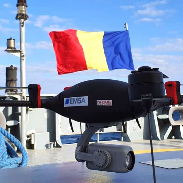 Romania’s border authorities using EMSA RPAS for coast guard surveillance