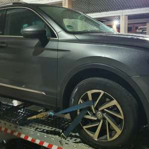 Autovehicul în valoare de 120.000 lei, căutat de autoritățile din Germania, descoperit la P.T.F. Giurgiu