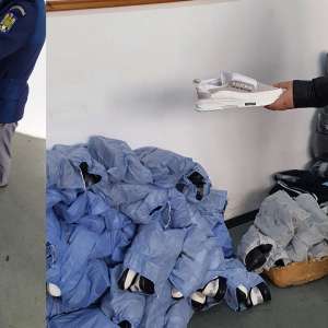 Produse susceptibile a fi contrafăcute, în valoare de peste 207.000 de lei, descoperite la P.T.F. Giurgiu