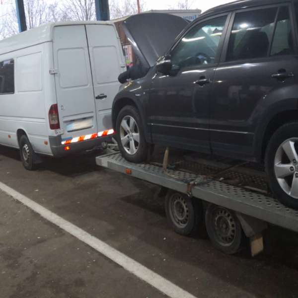 Remorcă radiată din circulaţie, descoperită în P.T.F. Albiţa