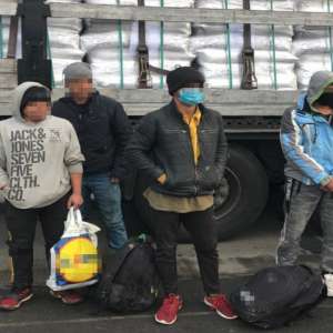 Tineri din Afganistan, depistați ascunşi printre saci cu orez şi seminţe de floarea soarelui