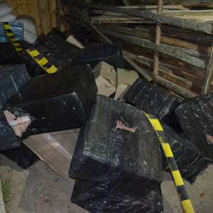 Aproximativ 15.000 pachete cu țigări  confiscate la frontiera de nord a României