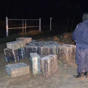 Ţigări de contrabandă de peste 266.000 lei, reţinute cu focuri de armă la frontiera de est