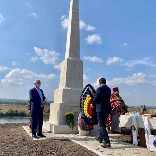 Monumentul Eroului Grănicer - Petre Marcu - din satul Mălăiești, Comuna Bălăbănești, Raionul Criuleni, Republica Moldova