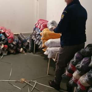 Bunuri ce pot aduce atingere dreptului de proprietate intelectuală, în valoare de peste 859.000 de lei, descoperite la P.T.F. Giurgiu