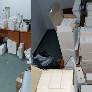 Produse susceptibile a fi contrafăcute, în valoare de peste 890.000 de lei, descoperite la P.T.F. Giurgiu
