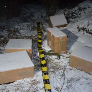 Țigări în valoare de aproximativ 82.000 lei, confiscate la frontiera de nord