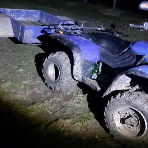 ATV neînregistrat, condus de un tânăr pieton, descoperit în trafic