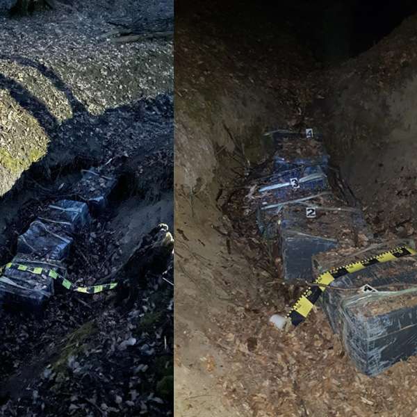 Ţigarete de contrabandă, descoperite la frontiera de est