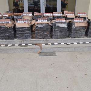 Peste 22.000 de pachete cu țigări confiscate și doi sătmăreni cercetați pentru contrabandă