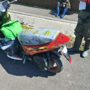 Brăilean fără permis de conducere depistat conducând un moped neîmatriculat