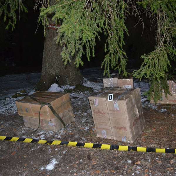 Peste 6.800 pachete cu țigarete de contrabandă descoperite de polițiștii de frontieră suceveni