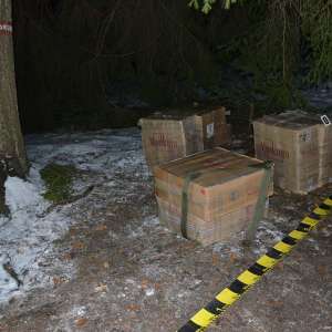 Peste 6.800 pachete cu țigarete de contrabandă descoperite de polițiștii de frontieră suceveni