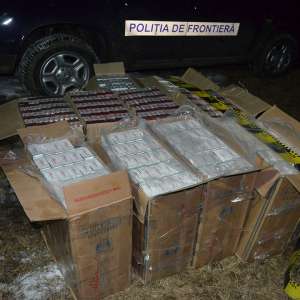 Peste 6.800 pachete cu țigarete de contrabandă descoperite de polițiștii de frontieră suceveni