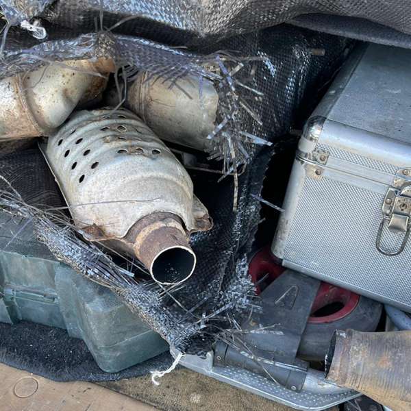 Peste 17 de tone de deșeuri din diferite materiale, oprite la P.T.F. Giurgiu