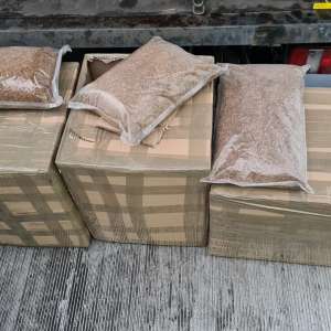 50 de kilograme de tutun prelucrat, descoperite într-o autoutilitară în P.T.F. Giurgiu