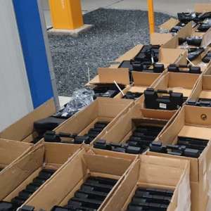 Peste 2.800 de pistoale, depistate în P.T.F. Isaccea