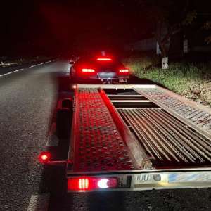 Gălăţean, la volanul unui ansamblu rutier, cu permis necorespunzător