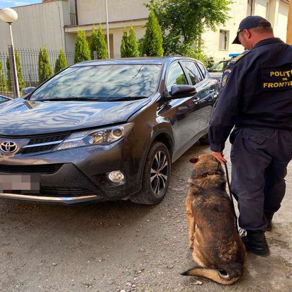Autoturism furat din Marea Britanie, descoperit în Borșa