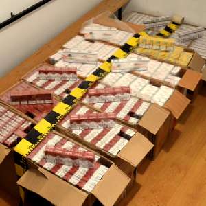 Peste 9.000 de pachete cu țigări, confiscate la frontiera de nord
