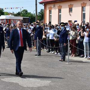 O nouă serie de elevi a depus jurământul militar la Şcoala de Pregătire a Agenţilor Poliţiei de Frontieră