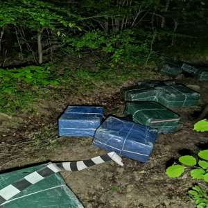 Focuri de armă și peste 16.000 pachete cu țigări confiscate la graniţa cu Ucraina