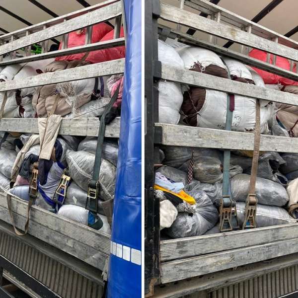 Peste 70 tone de deșeuri de sticlă şi textile depistate la P.T.F. Borș și P.T.F Nădlac II