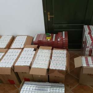 Aproximativ 10.000 pachete cu țigări confiscate la frontiera de nord