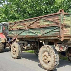 Tulcean cu permis de conducere necorespunzător, depistat la volanul unui tractor neînmatriculat
