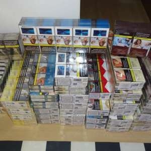 510 de țigarete, ascunse într-un microbuz, descoperite la P.T.F. Calafat