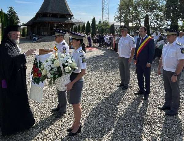 Hramul Bisericii „Sf. Voievod Ştefan cel Mare” din incinta Inspectoratului Teritorial al Polției de Frontieră Sighetu Marmației