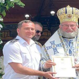 Hramul Bisericii „Sf. Voievod Ştefan cel Mare” din incinta Inspectoratului Teritorial al Polției de Frontieră Sighetu Marmației