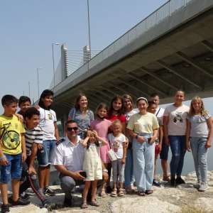 Un grup de 14 elevi de la Școala Gimnazială “Gh. Jienescu”, în vizită la Punctul de Trecere a Frontierei Calafat