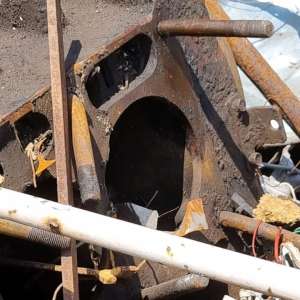 Aproximativ 2.000 de tone deșeuri din diferite materiale, transportate ilegal din Ungaria, oprite la P. T. F. Calafat Portuar