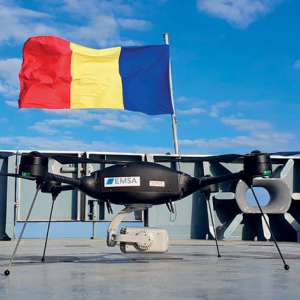 Dronă de mari dimensiuni în dotarea Poliției de Frontieră Române