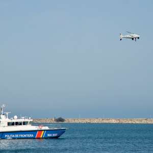 Dronă de mari dimensiuni în dotarea Poliției de Frontieră Române