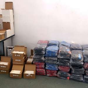 O cantitate considerabilă de bunuri susceptibile a fi contrafăcute estimate la 218.000 lei, descoperite în P.T.F Giurgiu