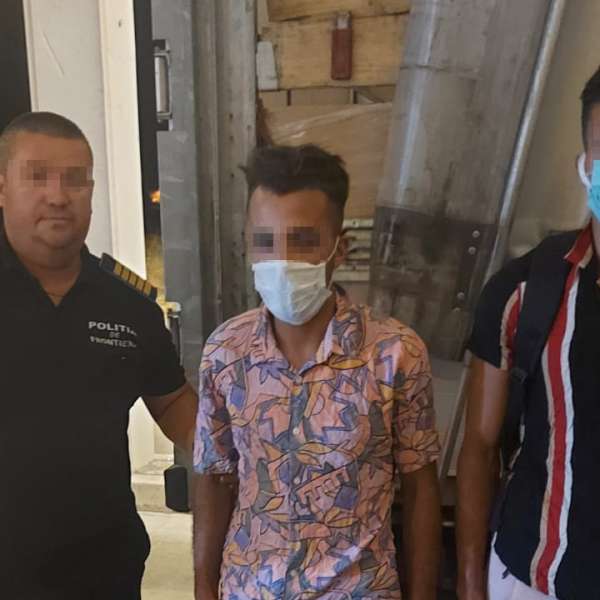 Doi tineri palestinieni ascunşi într-un autocamion, depistați în P.T.F. Giurgiu