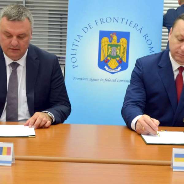 Official meeting of the Romanian Border Police leadership with the one in Ukraine