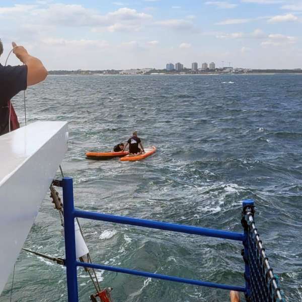 Intervenție a Gărzii de Coastă la Marea Neagră pentru salvarea a șapte turiști aflați în pericol